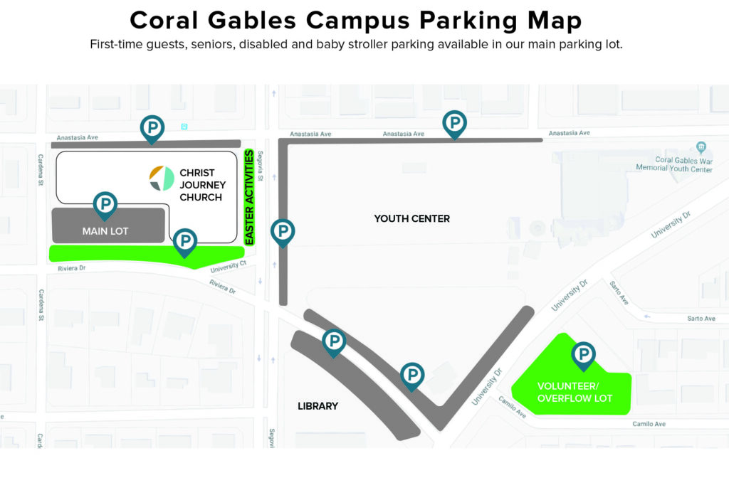 Christ-Journey-Church-gables parking and building map Easter2022