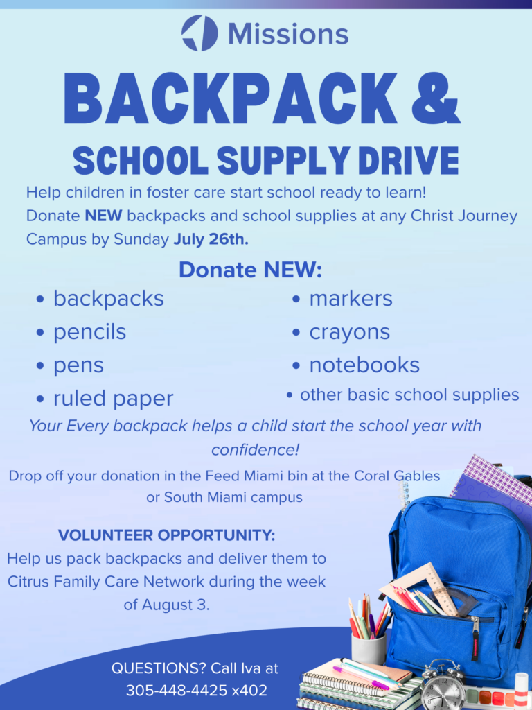 Christ-Journey-Church-Blue Bold Backpack Promo Poster 7